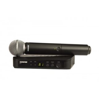 Shure Vocal-Funksystem mit SM58 und Standardempfänger BLX24E