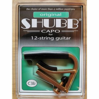 Shubb Kapodaster C3b für 12-String Messing