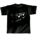 T-Shirt schwarz Astro Amp L