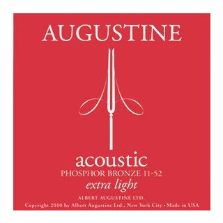 Augustine Acoustic XL, rot .011-.052