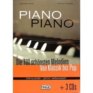 Piano piano - die 100 schönsten Melodien von Klassik bis Pop