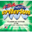La Bella C750 Criterion Classical Guitar, Clear Nylon