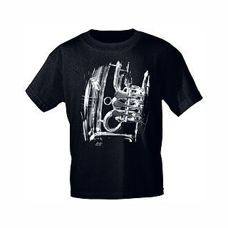 T-Shirt schwarz Tenorhorn L