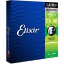 Elixir 19027 E-Gitarre Custom Light Optiweb 009-046