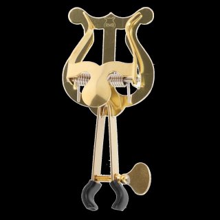 Marschgabel für Trompete/Flügelhorn/Tenorhorn mit kleiner Lyra Messing 