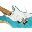 Aria 714 MK2 Stratocaster Turquoise Blue
