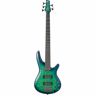 Ibanez SR-Series E-Bass 5 String - Surreal Blue Burst Gloss