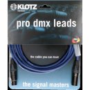 Klotz LX3-3X2N2-05.0 pro dmx leads DMX digital Kabel 5,0 m, XLR 3p schwarz
