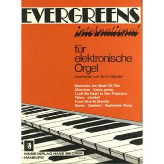 Evergreens international für elektronische Orgel