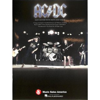 AC DC Easy guitar with riffs and solos