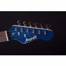 Magneto Guitars, U-One Series Sonnet Modern, Quilted Transparent Blue